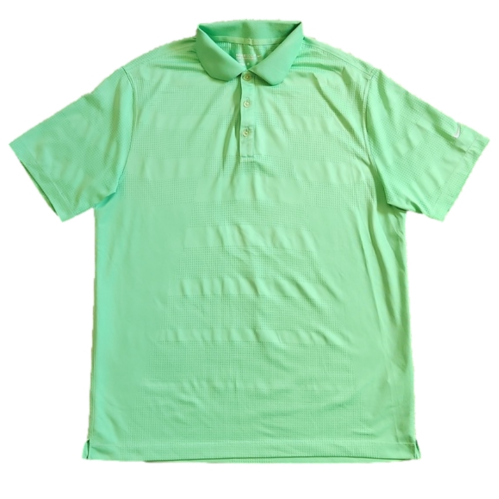 Nike Golf Tour Performance Dri-Fit Lime Green Polo Shirt